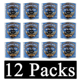 12X Hammerite Smooth Black Paint 250ml Tin Paint